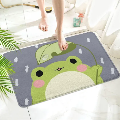 Miniatura 13 de Alfombra Tapete de Baño Abstracta Boho de Mediados de Siglo - Alfombra de Baño de Goma Antideslizante Absorbente Suave para Bañera Ducha Lavabos