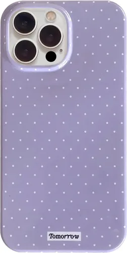 Miniatura 55 de inewateri Funda compatible con iPhone 11 con bonito diseño estético de lunares a la moda, fundas simples para TPU suave, funda de protección Negro