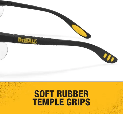 Miniatura 5 de DEWALT DPG59 Reinforcer Rx-Bifocal - Gafas protectoras de alto rendimiento con patillas de goma y funda protectora para gafas, lente transparente