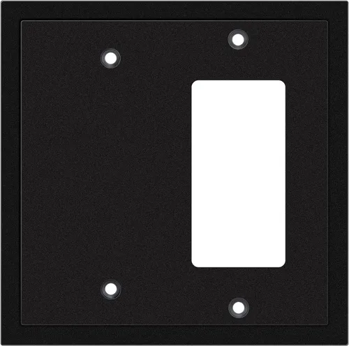 Miniatura 57 de Henne Bery Placa decorativa de pared con borde moderno, tapa de tomacorriente para cubrir enchufe, aleación de zinc maciza duradera