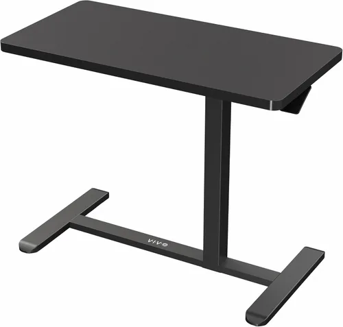 VIVO Mesa portátil para laptop de 32 x 16 pulgadas sobre sofá, escritorio de cabecera ajustable en altura para sillón reclinable, negro, CART-V02L