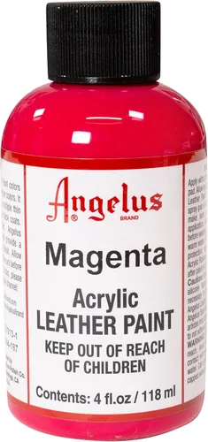 Miniatura 63 de Angelus - Pintura acrílica para cuero, 4 Fl Oz, color blanco - Pintura para cuero profesional flexible, resistente a grietas, arañazos