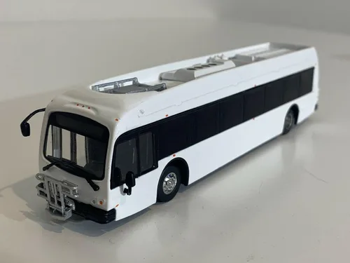 Miniatura 4 de Proterra Catalyst ZX5 Autobús fundido a troquel en blanco y blanco y listo para tus propias personalizaciones! Escala 1:87-HO Iconic Replicas Nuevo