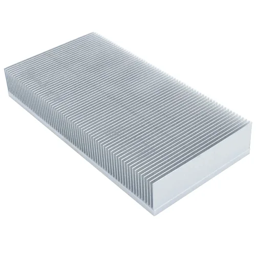 Skived Fins - Disipador de calor de aluminio de 7.87 x 3.93 x 1.81 pulgadas / 7.874 x 3.937 x 1.181 in, disipadores de calor grandes, radiador para