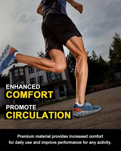 Miniatura 5 de 5 pares de calcetines de compresión de cobre para mujeres y hombres, calcetines de tobillo para fascitis plantar con soporte de arco para atletismo