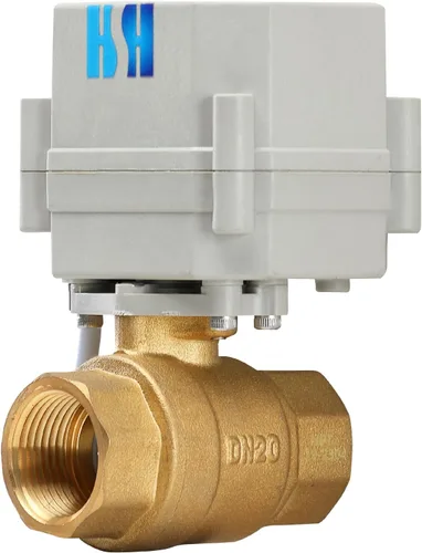 Miniatura 13 de 2 vías 1" 12VDC 9-24VDC 0-10V NPT Válvula de bola motorizada de control de modulación integral proporcional