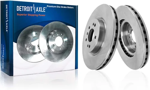 Miniatura 49 de Detroit Axle - Kit de freno delantero para Chevrolet Equinox Pontiac Torrent Suzuki XL-7, 08-10 Saturn Vue, 12-15 Captiva Sport Reemplazo 2008 2009