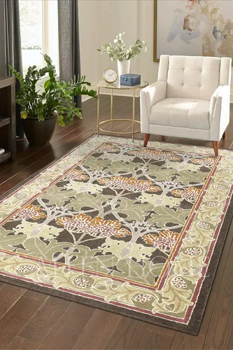 Miniatura 2 de Allen Home Alfombra de Área de Lana - Alfombra Decorativa Tradicional - Alfombras de Área Adecuadas para Sala de Estar, Dormitorio, Comedor - 100%