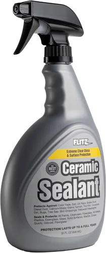 Miniatura 12 de Flitz Sellador de cerámica – Botella de 8 onzas de revestimiento de cerámica fabricado en Estados Unidos para automóviles, barcos, vidrio – Repele