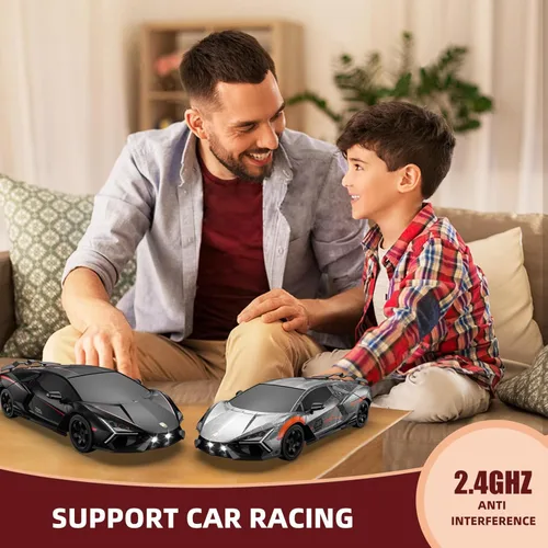 Miniatura 5 de Coche de deriva a control remoto, auto RC a la deriva de 2.4 GHz 1/16, autos de control remoto 4WD de alta velocidad, vehículos de carreras de Negro