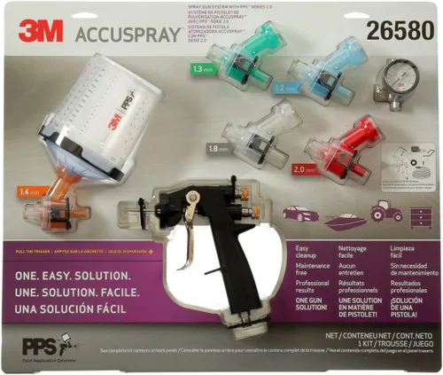 3M Accuspray - Sistema de pistola de pintura con PPS 2.0, 26580, estándar, 22 onzas, uso para automóviles, muebles, gabinetes y más, 1 pistola de