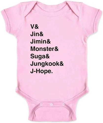 Miniatura 5 de Pop Threads K-Pop Group Names List Infant Baby Boy Girl Bodysuit