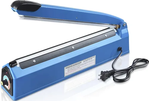 Sellador térmico por impulso, sellador térmico de bolsas de polietileno, máquina de sellado térmico para bolsas de plástico, bolsas de PE PP con kit