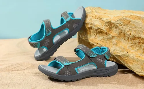 Miniatura 6 de Sandalias para caminar para mujer, sandalias de senderismo impermeables de verano, cómodas y ligeras, deportivas, sandalias deportivas con punta