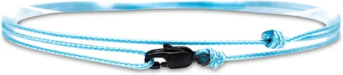 Miniatura 39 de Made by Nami Surfer Anklet with Snap Hook Clasp Waterproof & Adjustable Thin String Ankle Bracelets for Women and Men Handmade Jewelry for Beach and