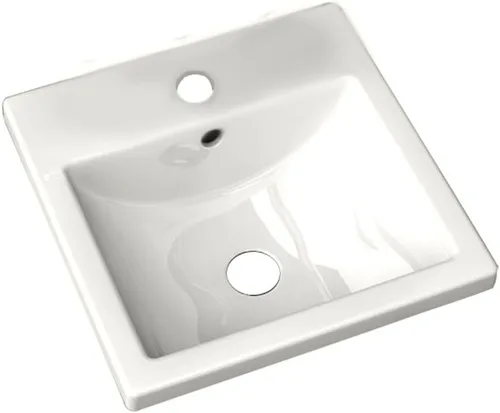 American Standard 0642.001.020 Studio Care - Fregadero de baño para encimera, color blanco