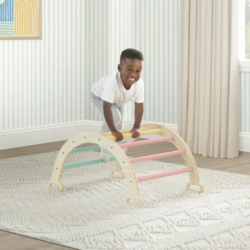 Miniatura 13 de Delta Children Lil' Climber Gym - Gimnasio de escalada en interiores / gimnasio de la jungla para niños - Juguete Montessori con arco
