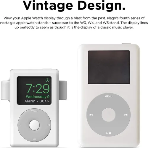 Miniatura 2 de elago W6 - Soporte para Apple Watch compatible con iWatch Series 11/10/9/8/7/6/5/4/3/2/1/SE3/SE2/SE1