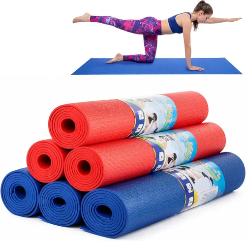 Miniatura 8 de Amylove 12 alfombrillas de yoga a granel de 68 x 24 x 0.12 pulgadas, antideslizantes, para mujeres y hombres, entrenamiento en casa, gimnasio, yoga
