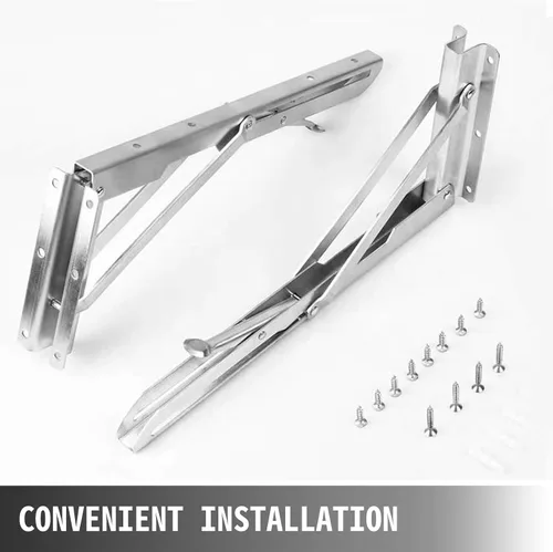 Miniatura 7 de Happybuy Estante de concesión de 70.8 pulgadas de largo x 11.4 pulgadas de ancho con marco de acero inoxidable y tablero de superficie para ventana