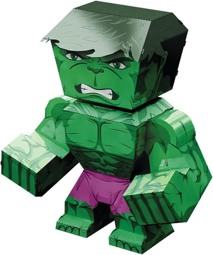 Miniatura 2 de Fascinations Metal Earth Legends Marvel Hulk 3D Kit de modelo de metal