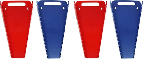Miniatura 12 de Kit de bandeja organizadora de llaves de agarre de 15 herramientas, 2 soportes portátiles de plástico para bandejas de agarre