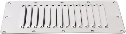 Miniatura 4 de Amarine Made Ventilación marina rectangular con listones de acero inoxidable para yates y barcos - 07720S - 5" X 9" (4)