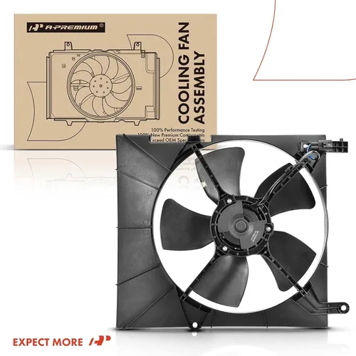 Miniatura 8 de A-Premium Conjunto de ventilador de refrigeración del radiador del motor compatible con modelos seleccionados Chevrolet y Pontiac - Aveo 2005-2008