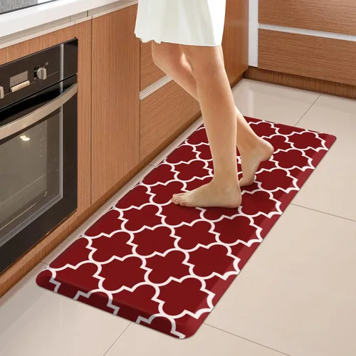 Miniatura 71 de WISELIFE - Tapete antifatiga para piso de 4/5 pulgadas, tapete de cocina antideslizante, impermeable, resistente, ergonómico, cómodo, duradero