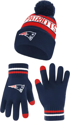 Miniatura 22 de Ultra Game Adults NFL Official Super Soft Winter Beanie Knit Hat With Warm Touch Screen Gloves Color del equipo 2