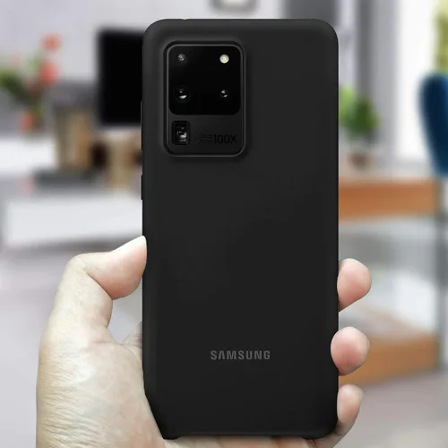 Miniatura 3 de Samsung Funda de silicona original Galaxy S20 Ultra 5G/caja del teléfono móvil - Negro
