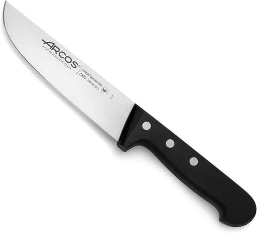 Miniatura 38 de Arcos Cuchillo de chef de 6 pulgadas de acero inoxidable. Cuchillo de cocina para cortar y pelar alimentos pequeños. Mango ergonómico