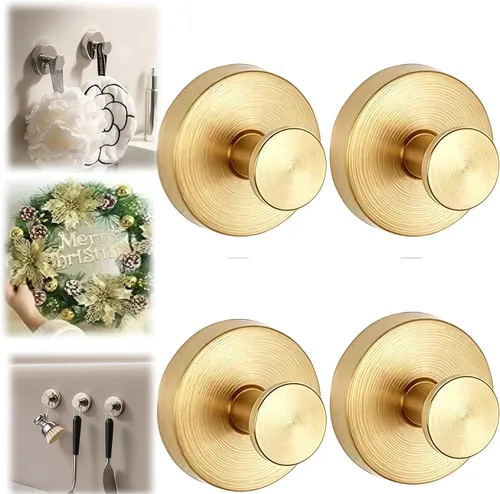 Miniatura 12 de Ganchos de ventosa para coronas en vidrio, ganchos de ventosa para ducha interior, ganchos de corona para puertas delanteras, ganchos de metal