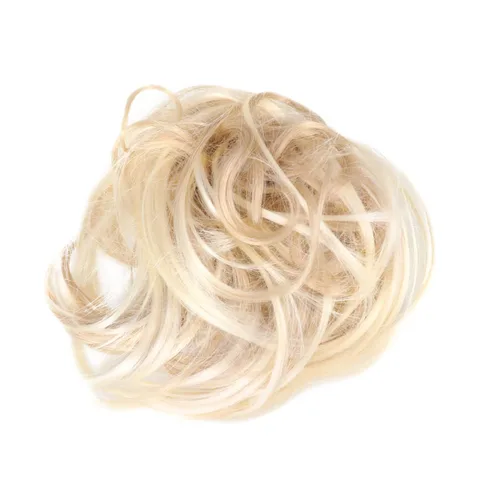 FRCOLOR Peluca de cola de caballo realista para mujer, añade volumen completo para fiestas, bodas, uso diario, accesorio de moño desordenado