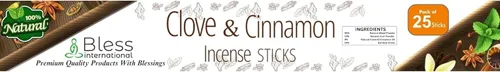 Bless-International - Varillas de incienso 100% naturales hechas a mano, sumergidas a mano, orgánicas, sin productos químicos para purificación,