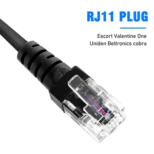 Miniatura 4 de Kit de cableado de detector de radar, kit de cableado directo de cable para Escor t Valentine One Unide n Beltronics cobr a detector de radar