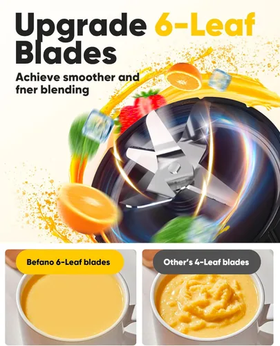 Miniatura 3 de Licuadora para batidos, licuadoras de alta potencia de 1200 W para cocina, juego de 11 licuadoras de batidos con tazas de viaje de 18 onzas y 24