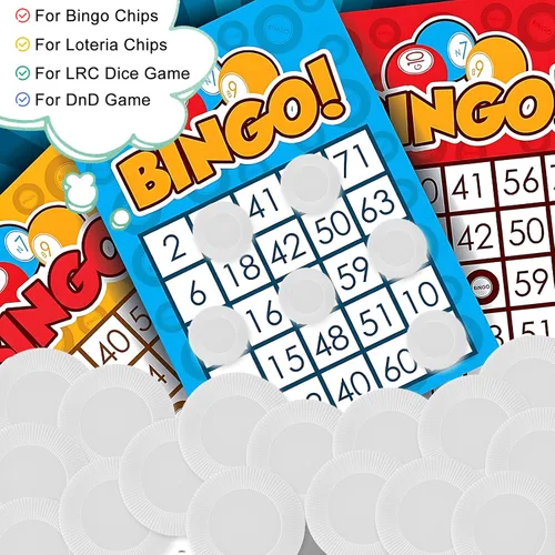 Miniatura 7 de Coopay 600 fichas de póquer de plástico fichas de bingo a granel, contadores de aprendizaje, discos de póquer, marcadores de conteo