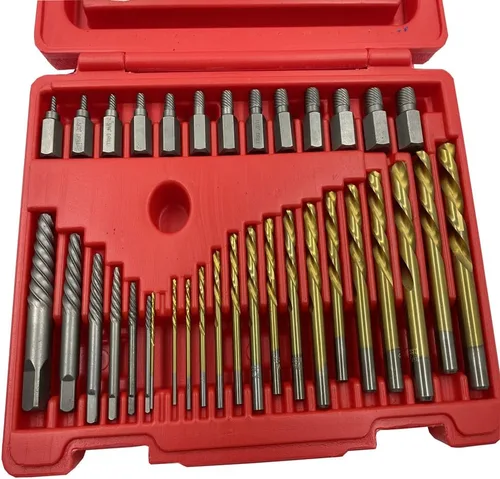 Miniatura 3 de Steel Force ASE35D - Juego de 35 extractores de tornillos Juego de brocas Removedor de pernos rotos Herramienta de sujeción pelada