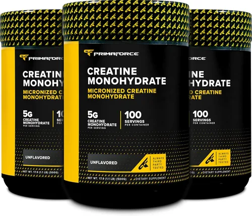 Miniatura 7 de Primaforce Monohidrato de creatina micronizada en polvo 17.64 oz (1.1 libras)
