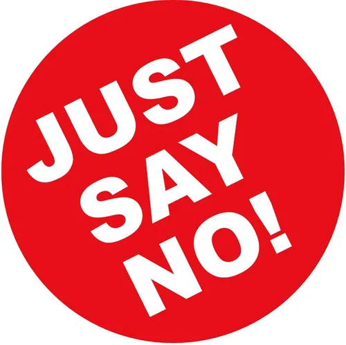 Miniatura 2 de CafePress Just Say No! Taza de café de cerámica de 11 oz (11.0 fl oz)