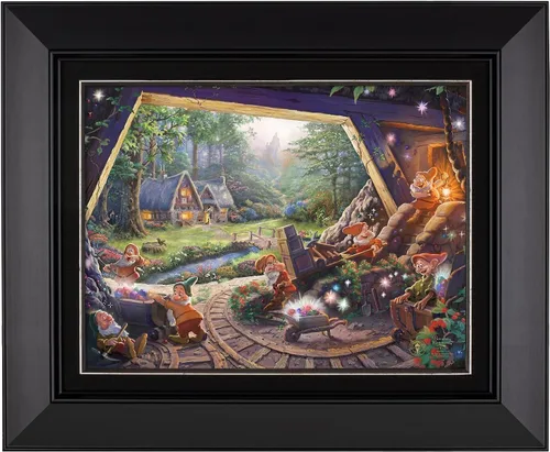 Miniatura 12 de Thomas Kinkade Studios Snow White and the Seven Dwarfs - Lienzo envuelto en galería (8 x 10 pulgadas)