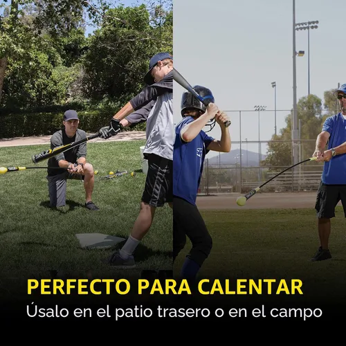 Miniatura 5 de SKLZ Hitting Stick Batting Swing Trainer for Baseball and Softball, One-on-One Coaching Tool for Ball Contact, Hand-Eye Coordination, and Bat Speed
