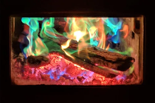 Miniatura 6 de Mystical Fire Dragon Flames - Colorante de llama vibrante, cambiador de color de llama pulsante de larga duración para uso en interiores
