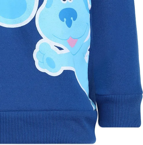 Miniatura 5 de Nickelodeon Blues Clues Boys Half Zip Up Pullover Hoodie for Infant and Toddler - BlueOrange