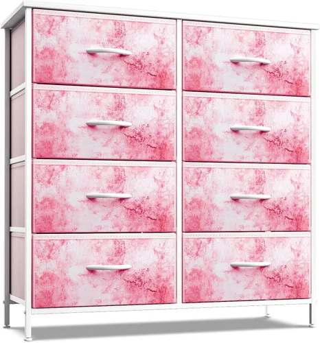 Miniatura 25 de Sorbus - Cómoda para niños con 8 cajones: mueble de almacenamiento en torre para dormitorio, pasillo, armario, organización de oficina, marco