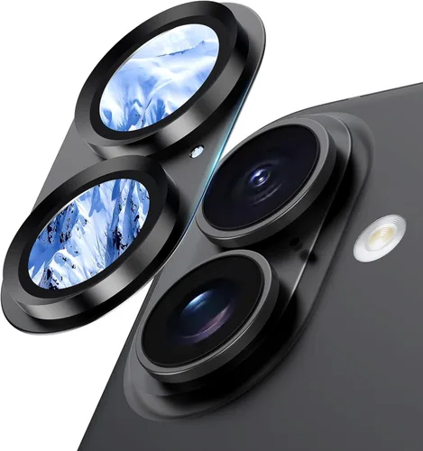 Miniatura 29 de Protector de lente de cámara para iPhone 15/iPhone 15 Plus/iPhone 14/iPhone 14 Plus, pantalla de cubierta de cámara de vidrio templado de aleación