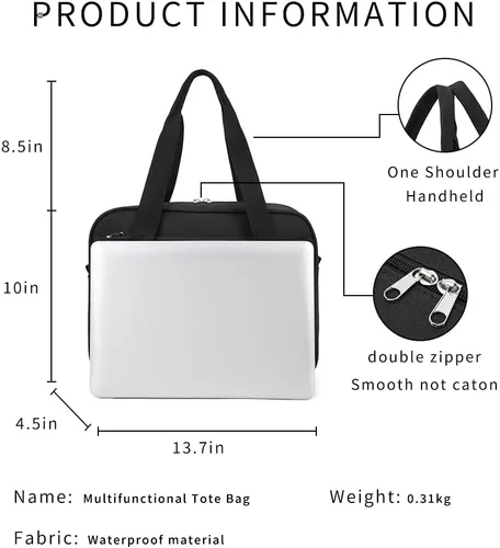 Miniatura 2 de Bolso japonés con ventana en forma de corazón versátil como bolso de hombro para computadora portátil