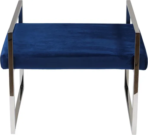 Miniatura 4 de Cortesi Home Anna Bench Ottoman, 24 pulgadas, azul