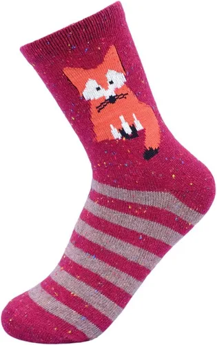 Miniatura 5 de JOYCA & Co. - 3-5 pares de calcetines de invierno gruesos de algodón de lana abrigada para mujer